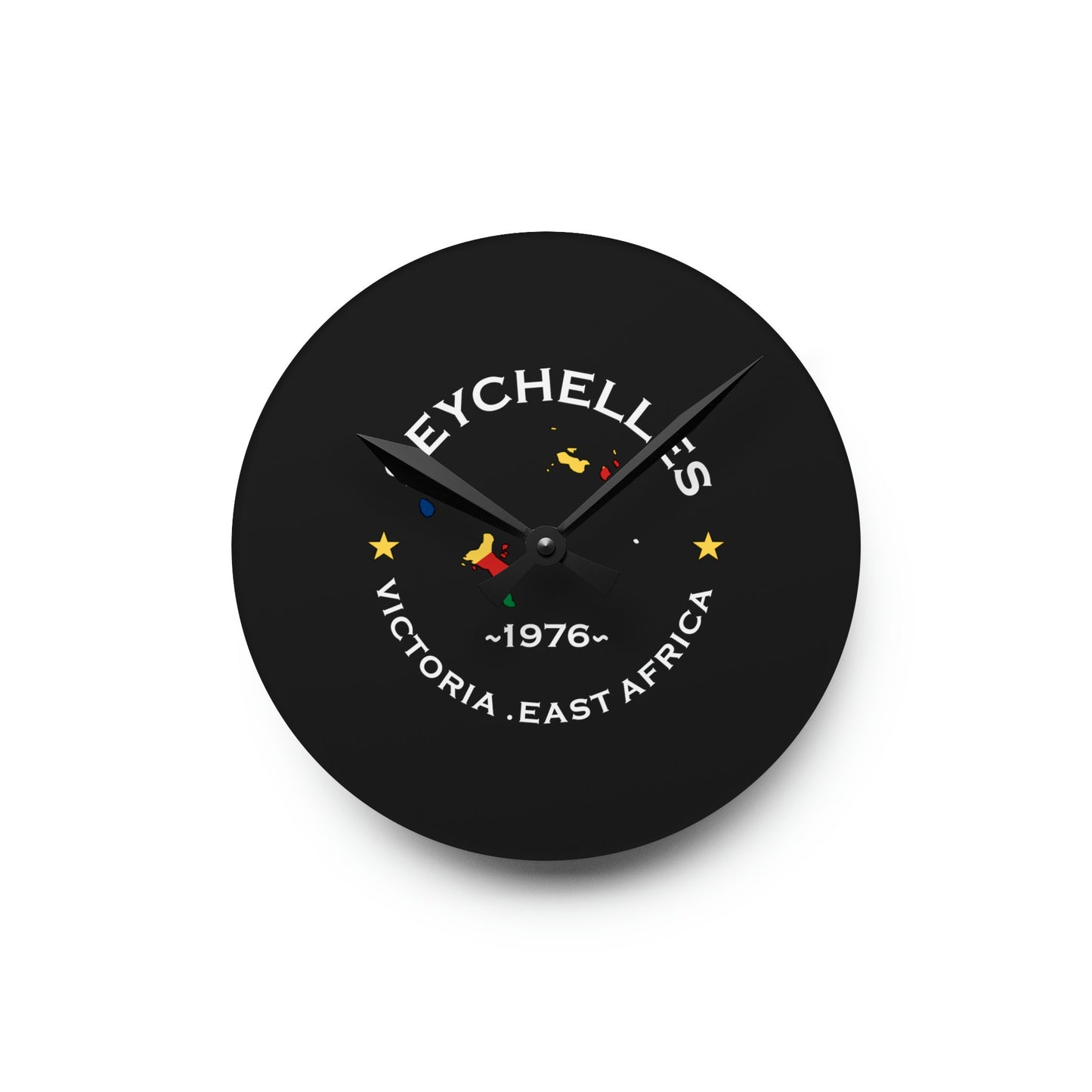 Seychelles Acrylic Wall Clock