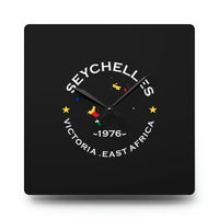 Seychelles Acrylic Wall Clock