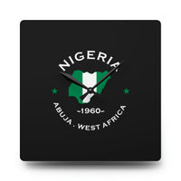 Nigeria Inspired Acrylic Wall Clock