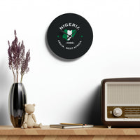 Nigeria Inspired Acrylic Wall Clock