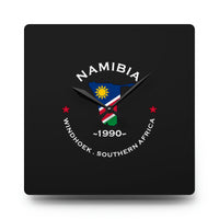 Namibia Acrylic Wall Clock