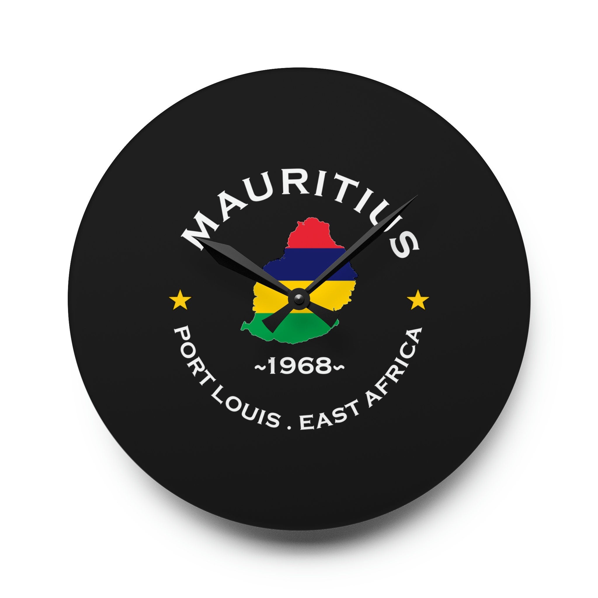 Mauritius Acrylic Wall Clock