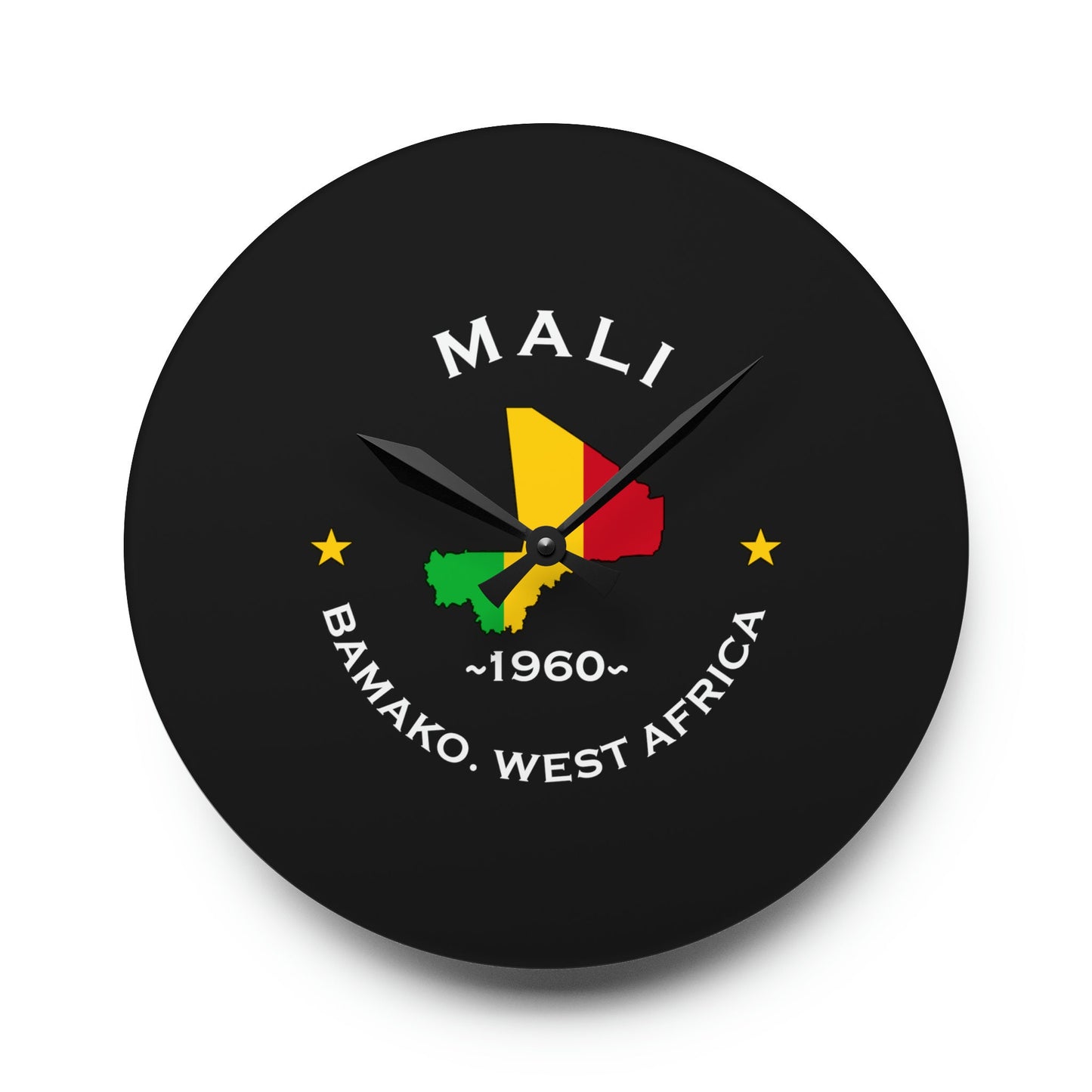 Mali Acrylic Wall Clock