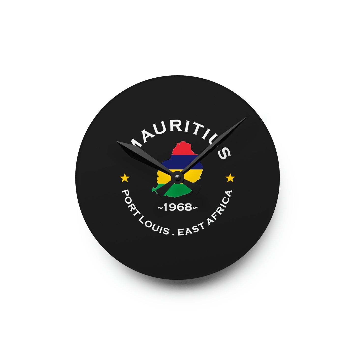 Mauritius Acrylic Wall Clock