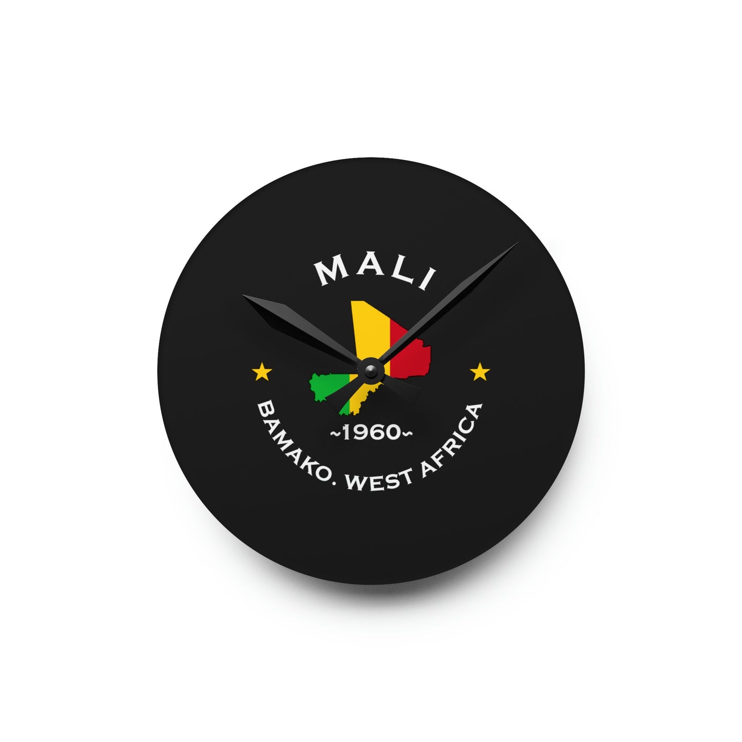 Mali Acrylic Wall Clock