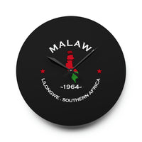 Malawi Acrylic Wall Clock