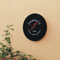 Morocco Inspired Acrylic Wall Clock