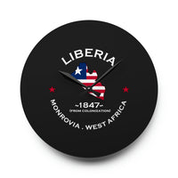 Liberia Acrylic Wall Clock