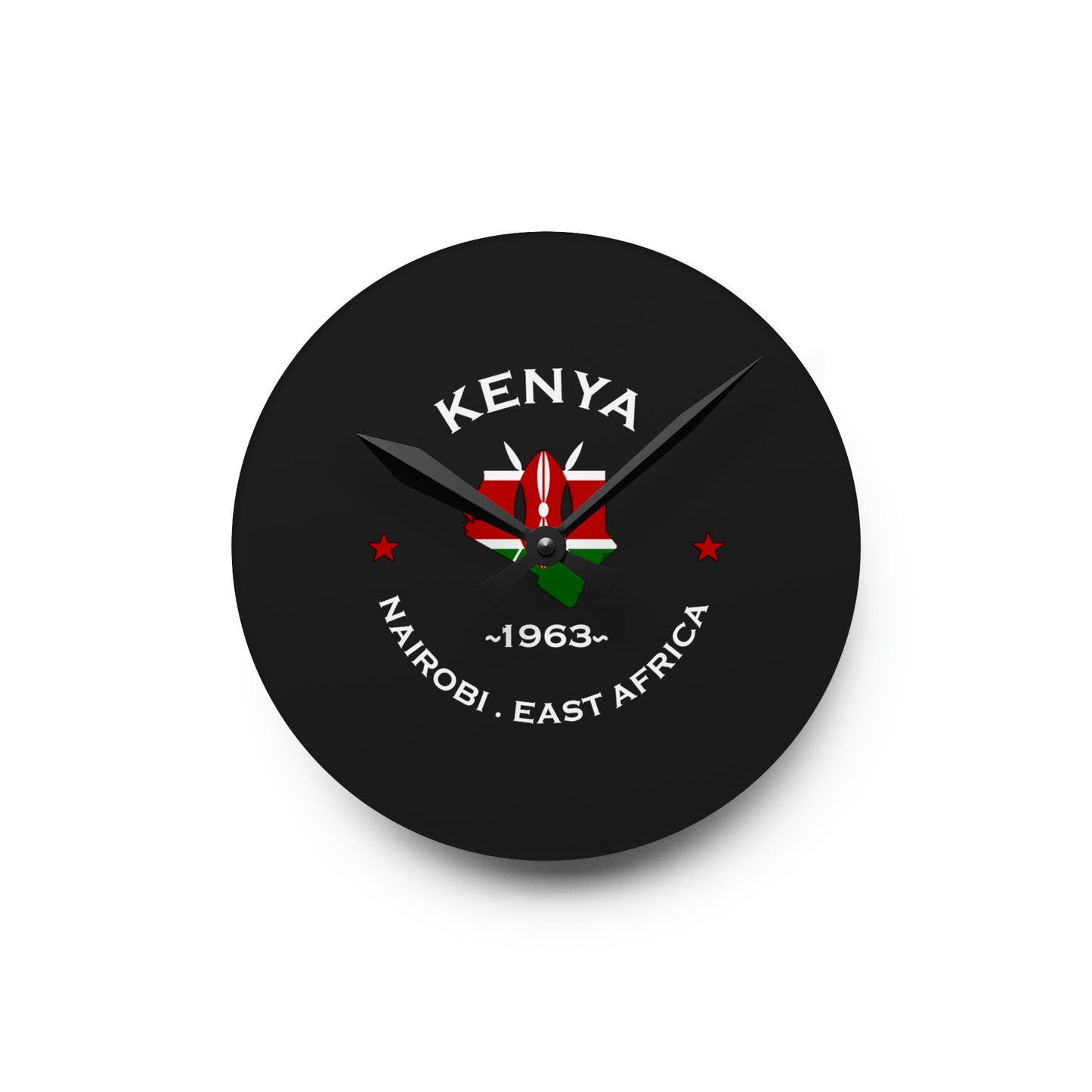 Kenya Acrylic Wall Clock