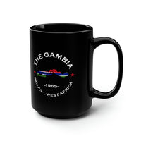 Gambia Black Mug, 15oz