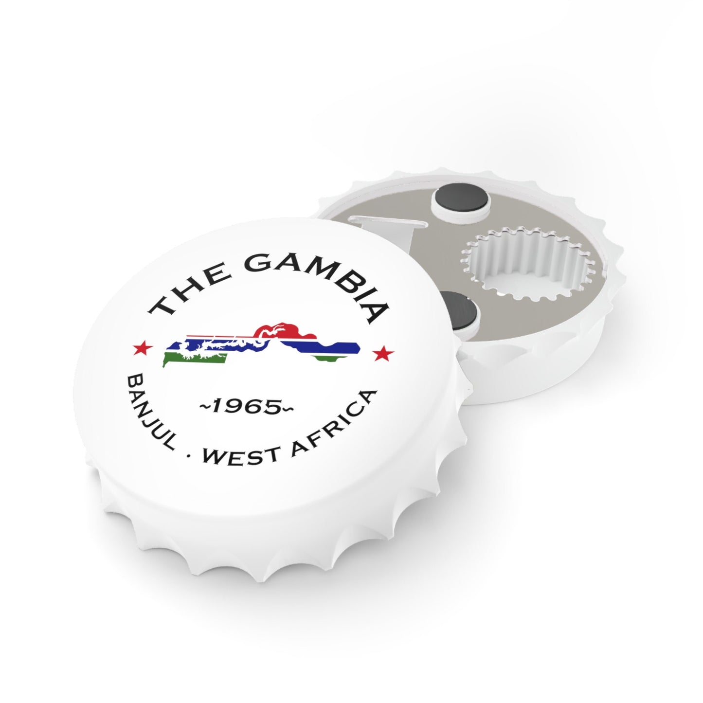 Gambia Bottle Opener and Fridge Magnet