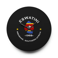 Eswatini Acrylic Wall Clock