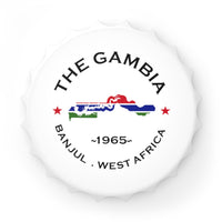 Gambia Bottle Opener and Fridge Magnet