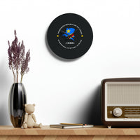 Congolese Acrylic Wall Clock