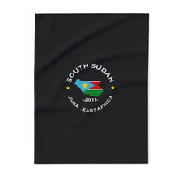 South Sudan Premium Fleece blanket