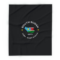 South Sudan Premium Fleece blanket