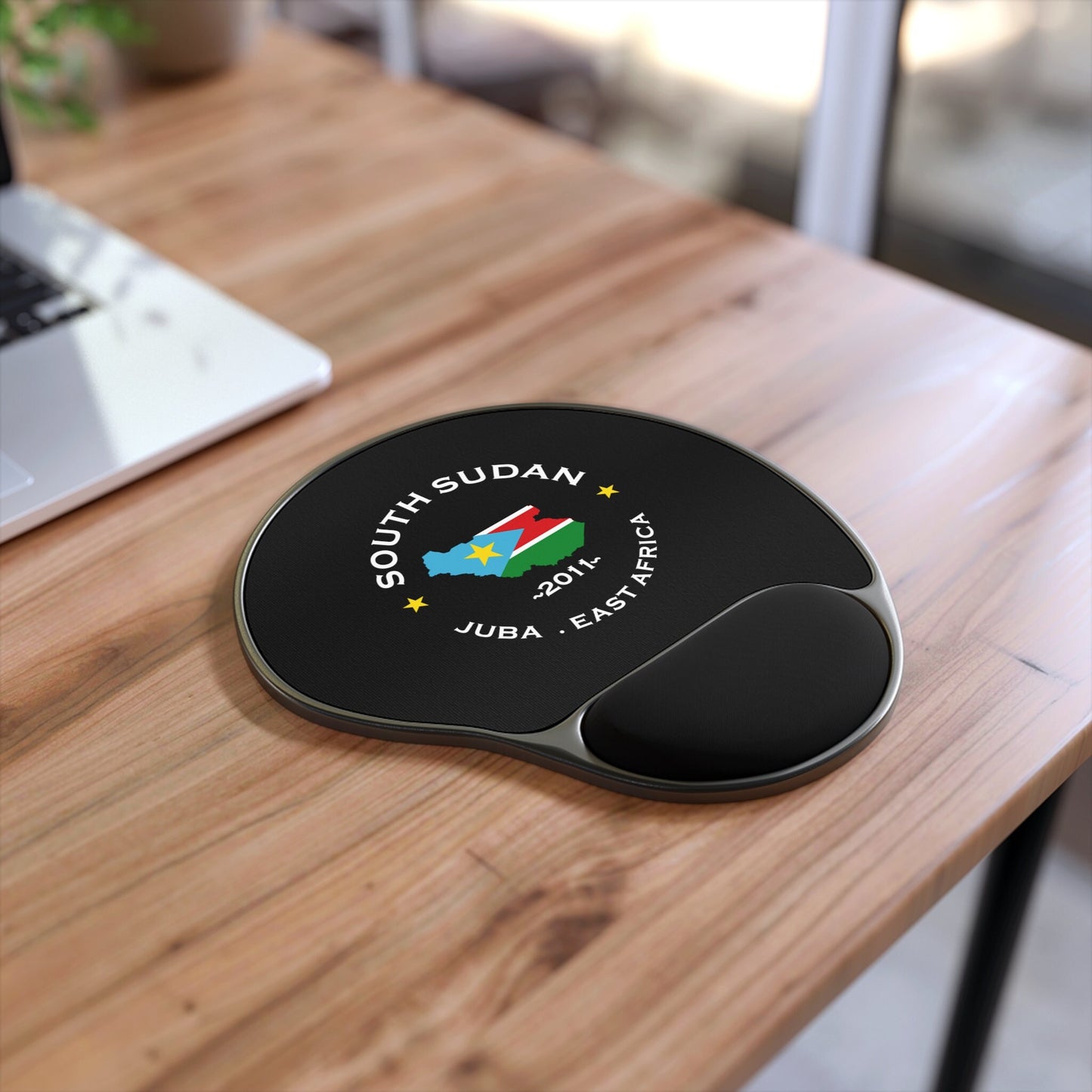 South Sudan Ergonomic Mouse Pad