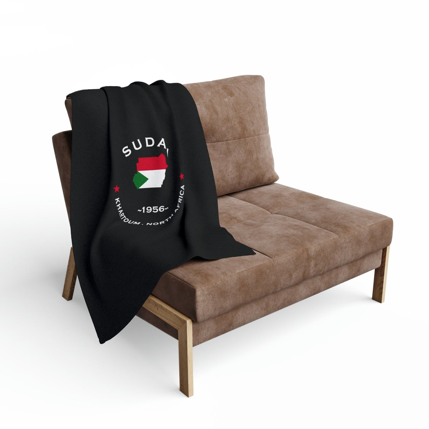 Sudan Inspired Premium Fleece blanket