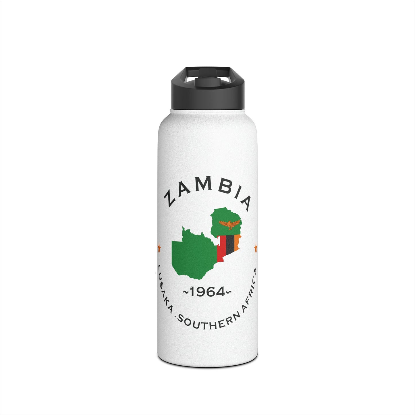 Zambian Stainless Steel Water Bottle.