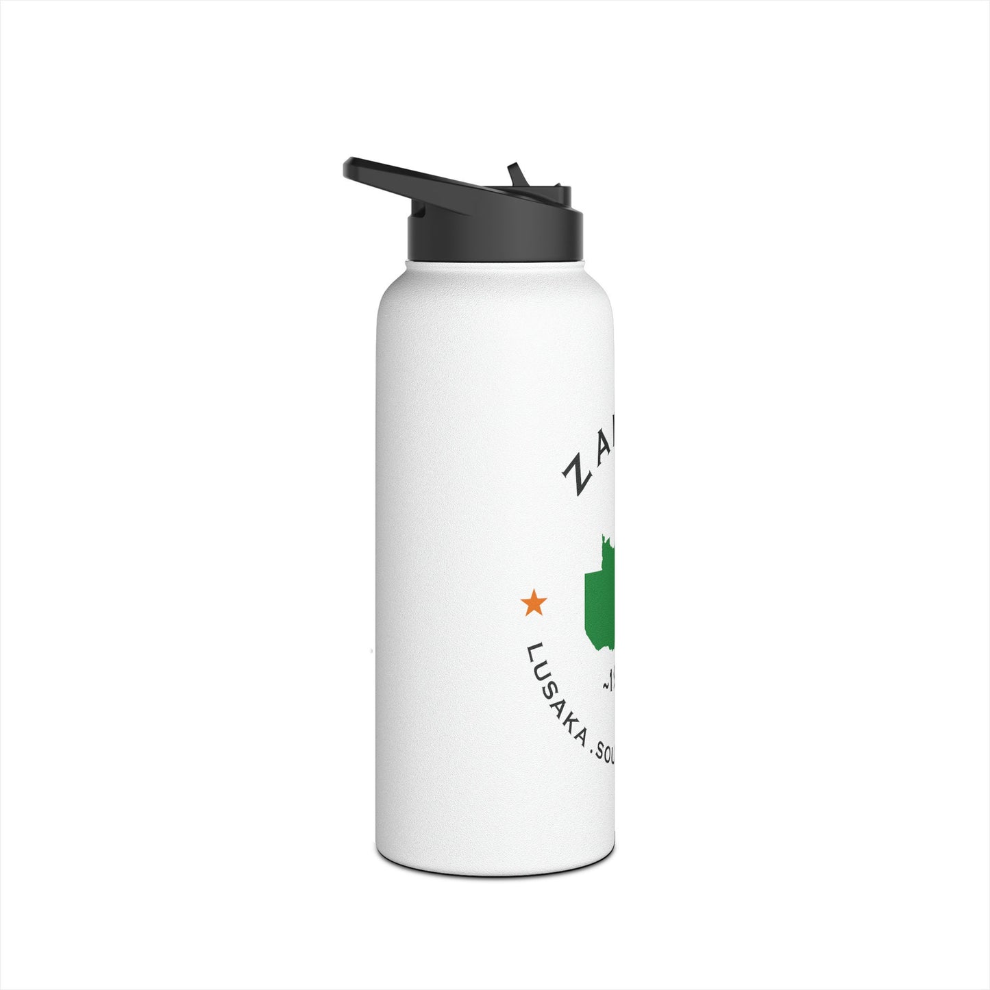 Zambian Stainless Steel Water Bottle.