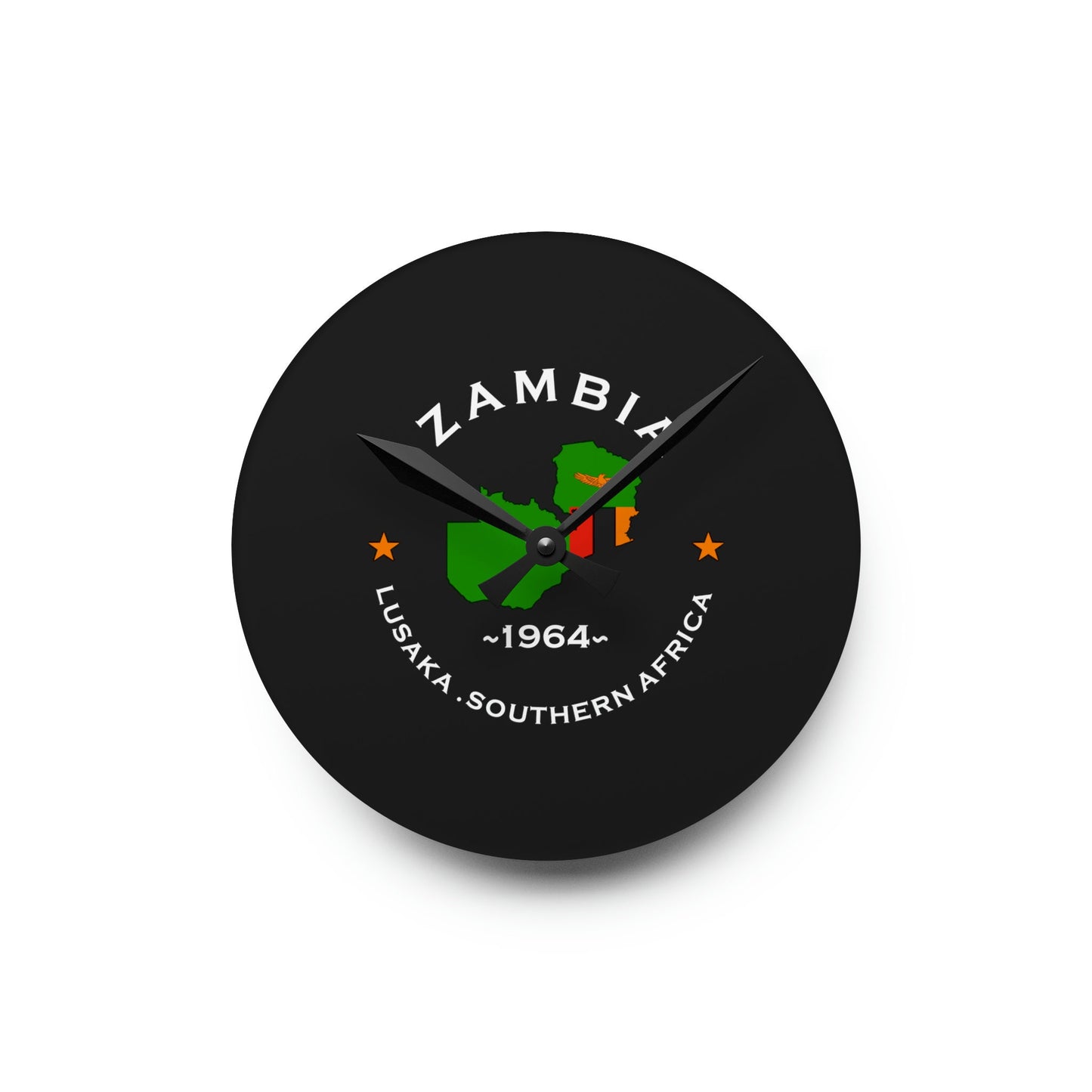 Zambia Wall Clock