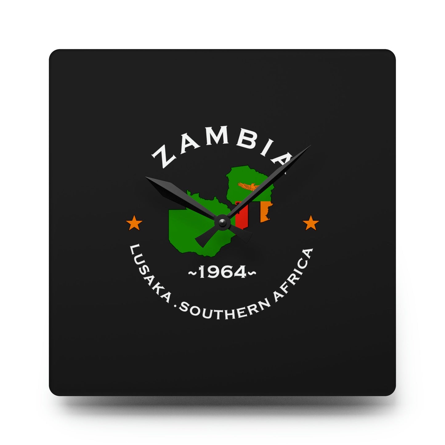 Zambia Wall Clock