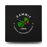 Zambia Wall Clock