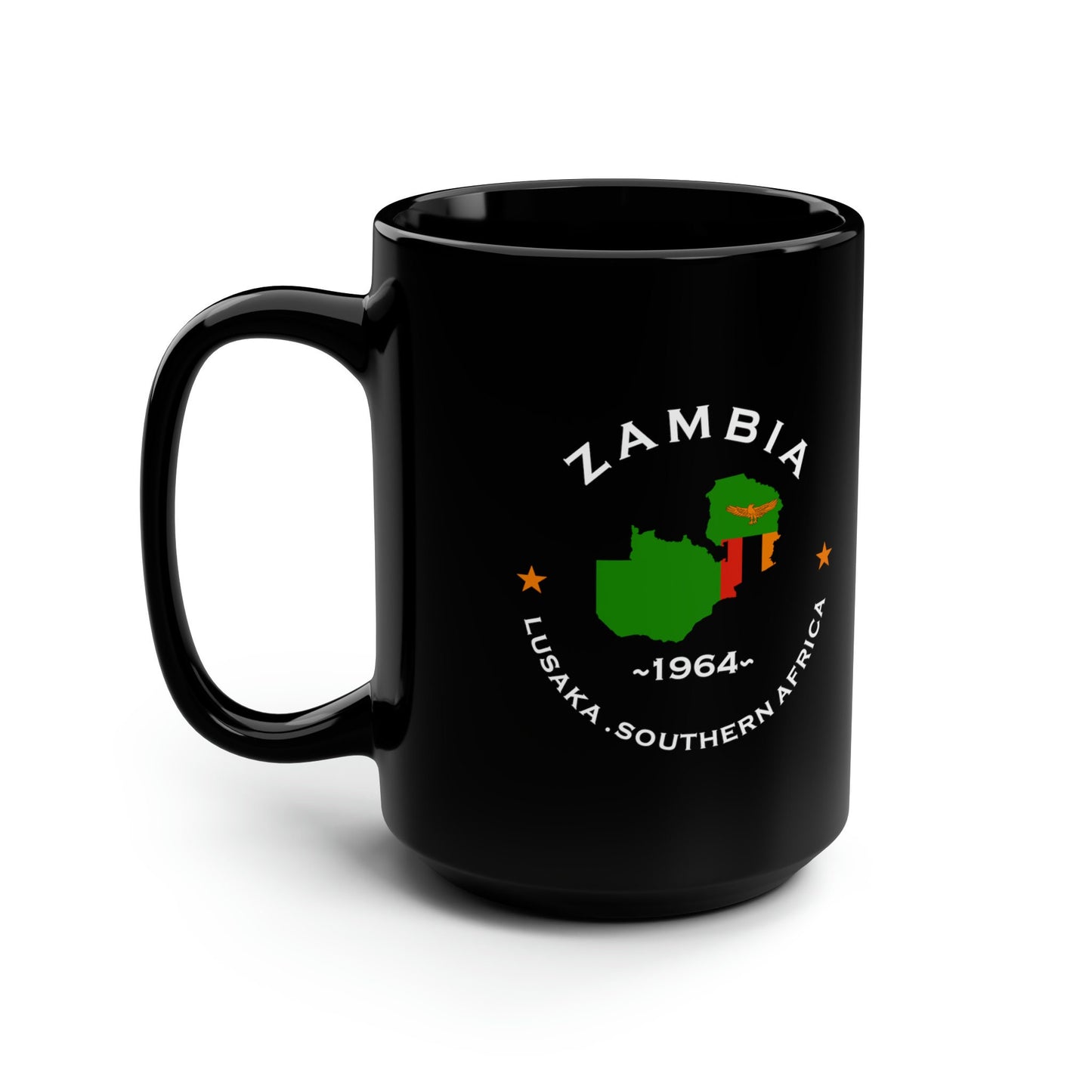 Zambia Black Mug