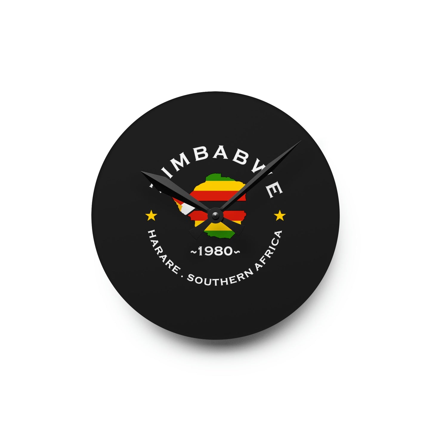 Zimbabwe Acrylic Wall Clock