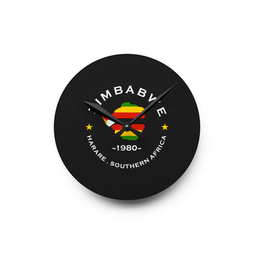 Zimbabwe Acrylic Wall Clock