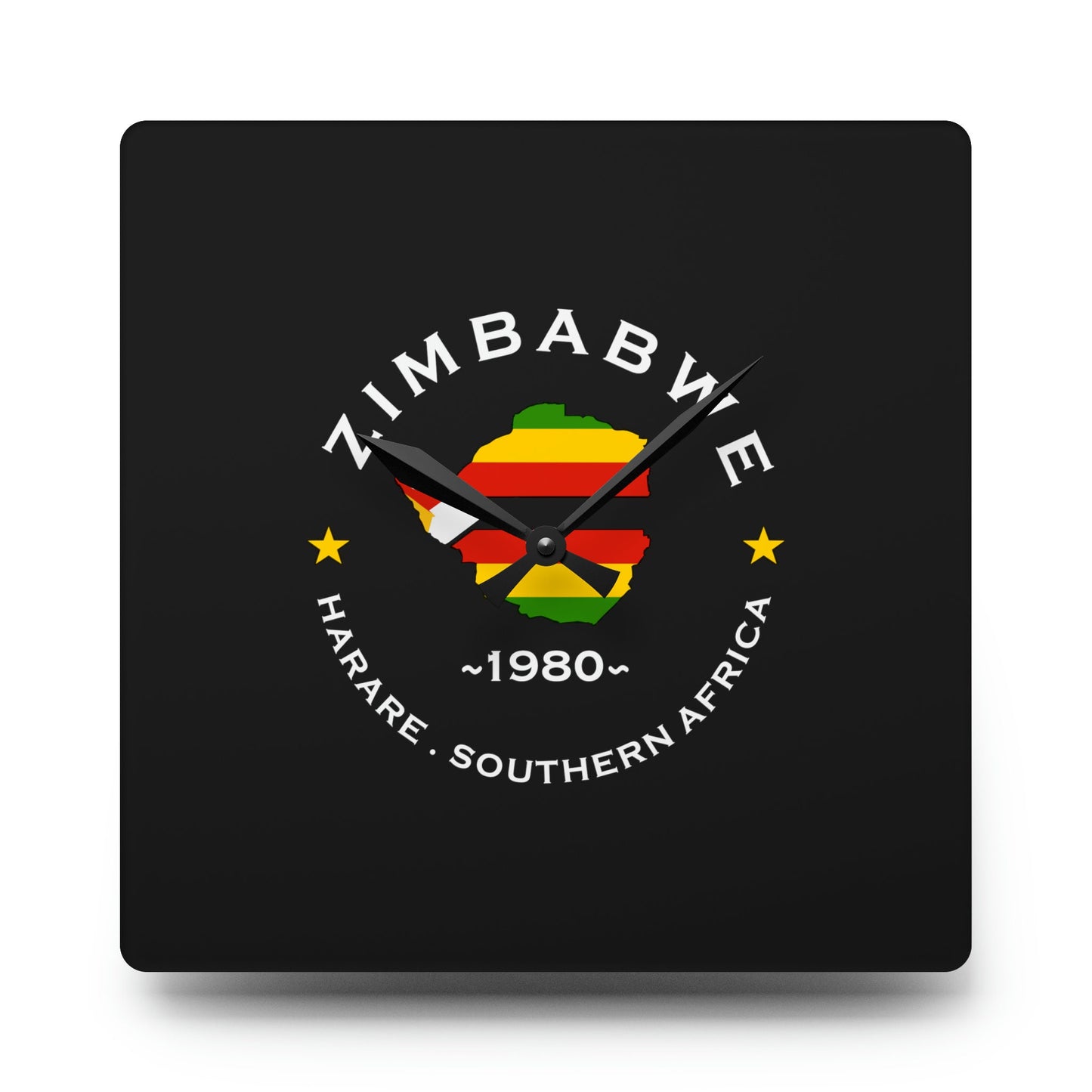 Zimbabwe Acrylic Wall Clock