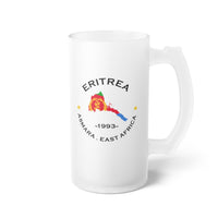 Eritrea  Frosted Glass Beer Mug