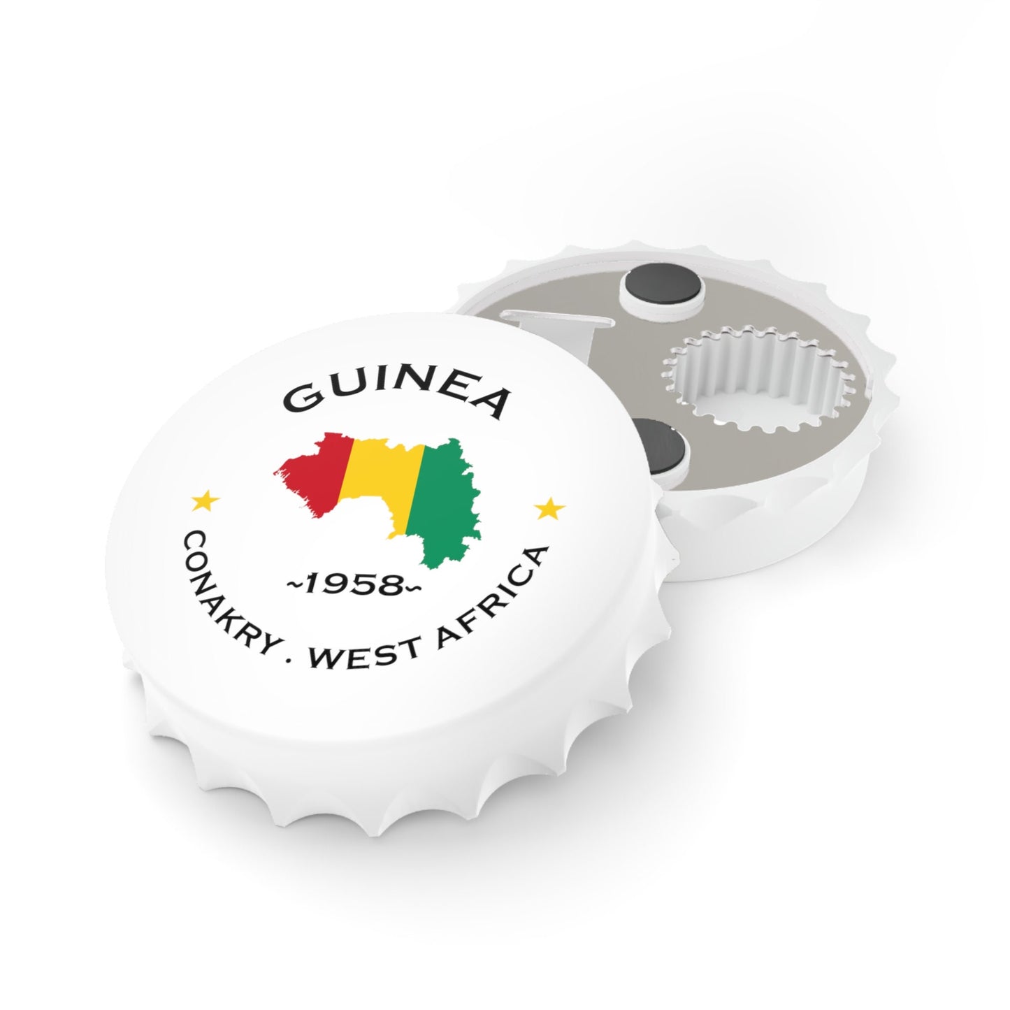 Guinea Bottle Opener and Fridge Magnet