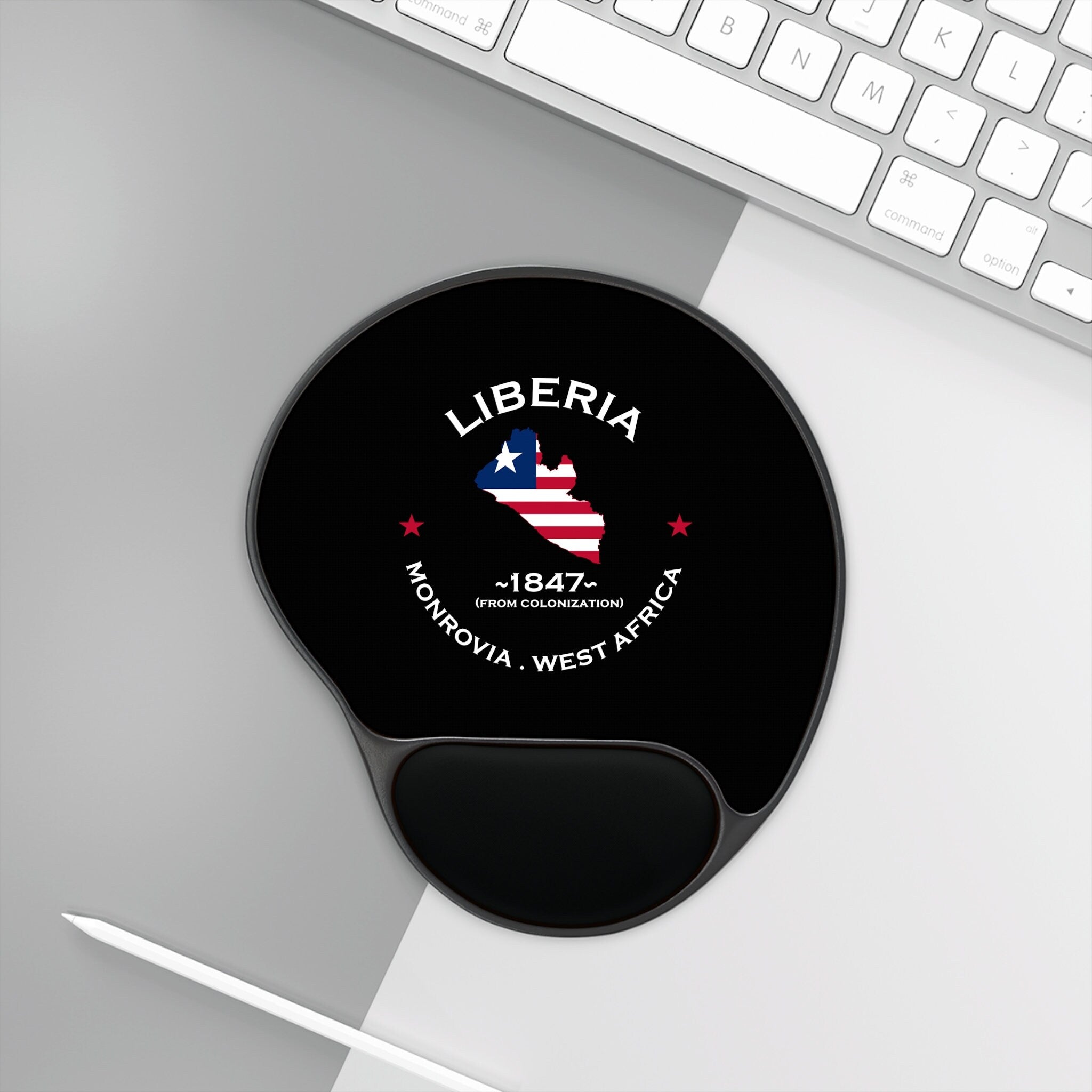 Liberian Ergonomic Mouse Pad