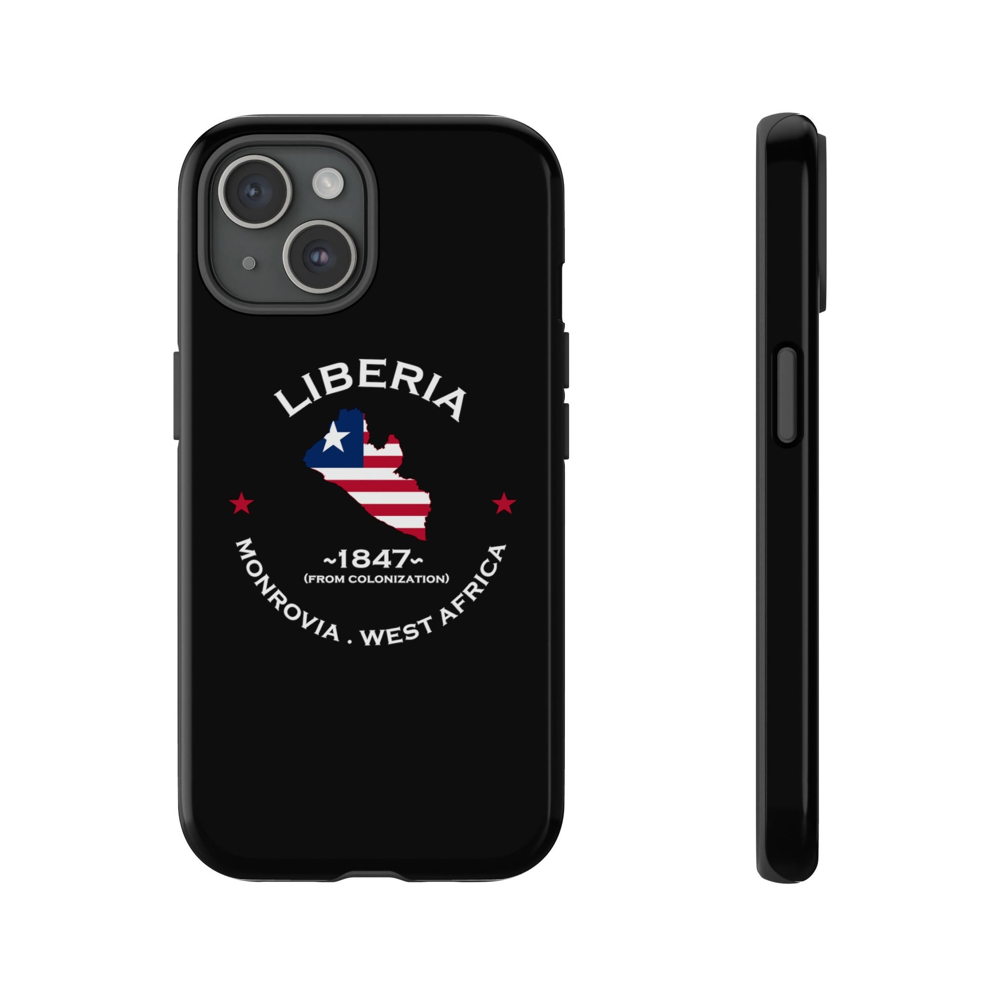 Liberia Tough Phone Cases: African Phone Cases, African Gifts, West Africa