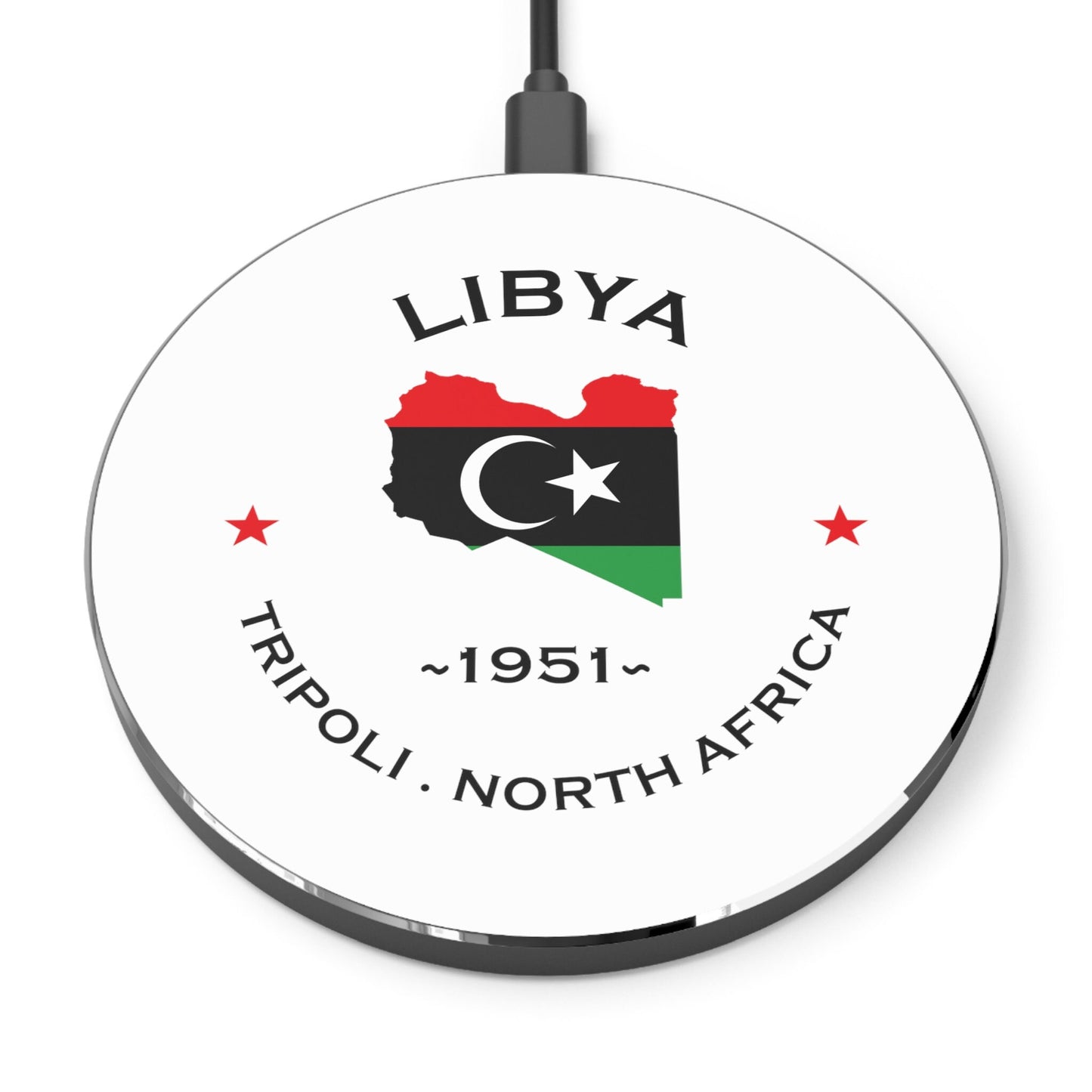 Libya Wireless Charger- Iphone and Android phones