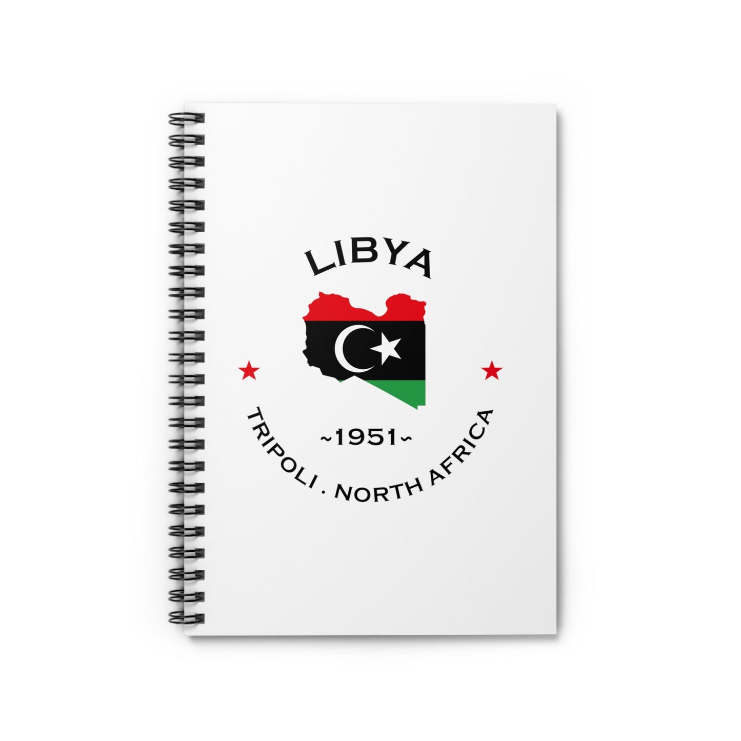 Libya Spiral Notebook