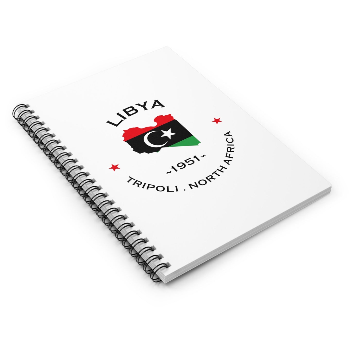 Libya Spiral Notebook