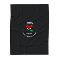 Libya Premium Fleece blanket