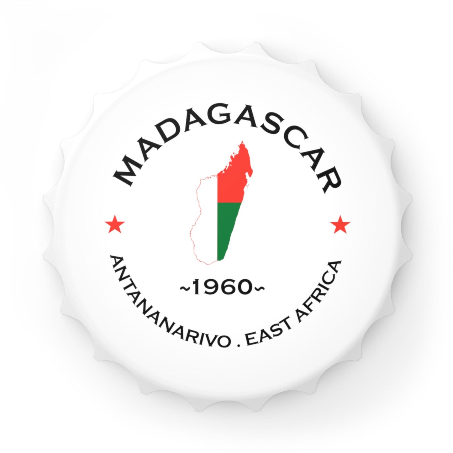 Madagascar Bottle Opener and Fridge Magnet