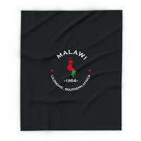 Malawi Inspired Premium Fleece blanket