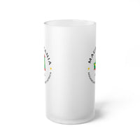 Mauritania  Frosted Glass Beer Mug