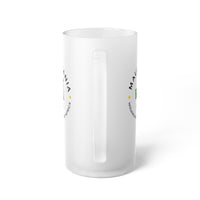 Mauritania  Frosted Glass Beer Mug