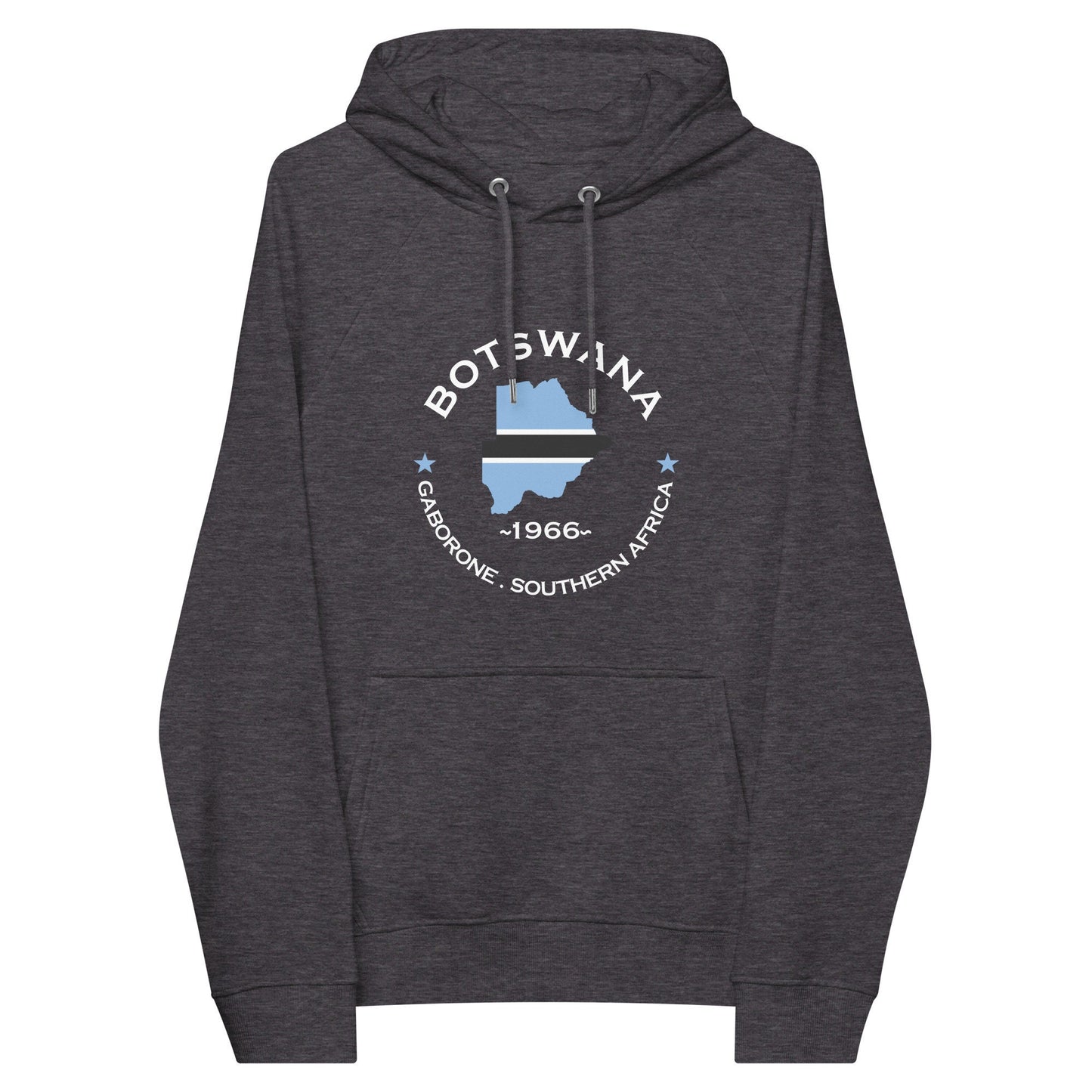 Botswana, Unisex eco raglan hoodie