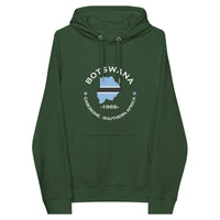 Botswana, Unisex eco raglan hoodie