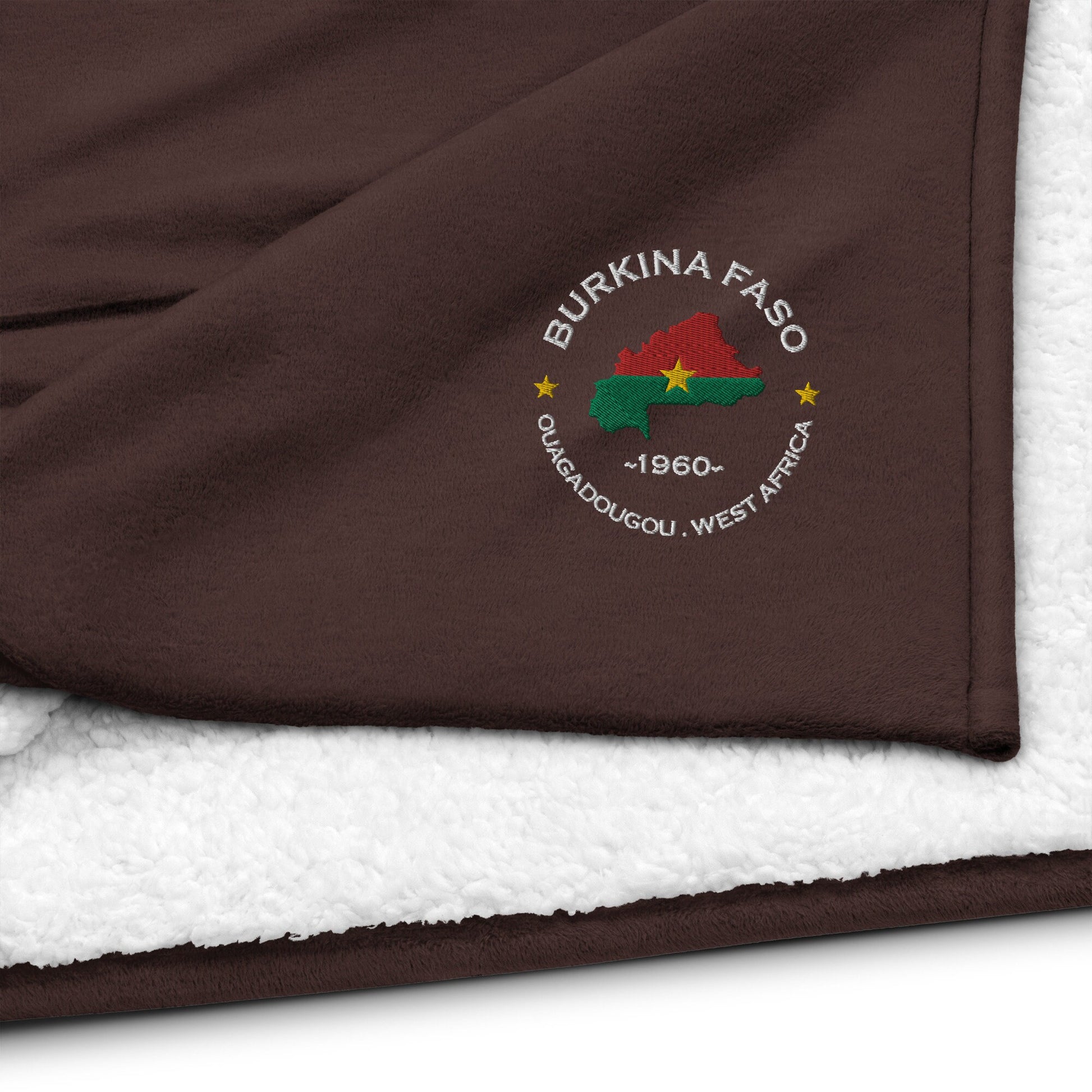 Burkina Faso Premium sherpa blanket