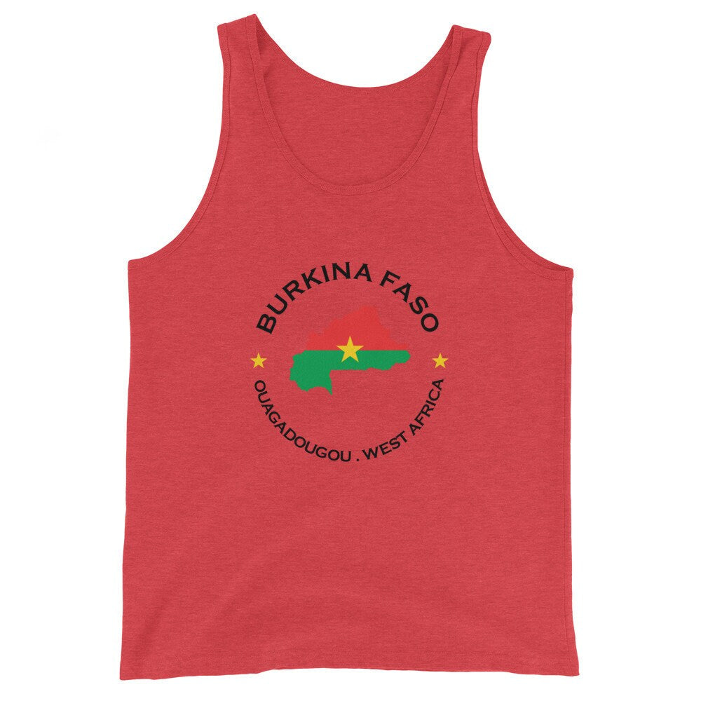 Burkina Faso Unisex Tank Top