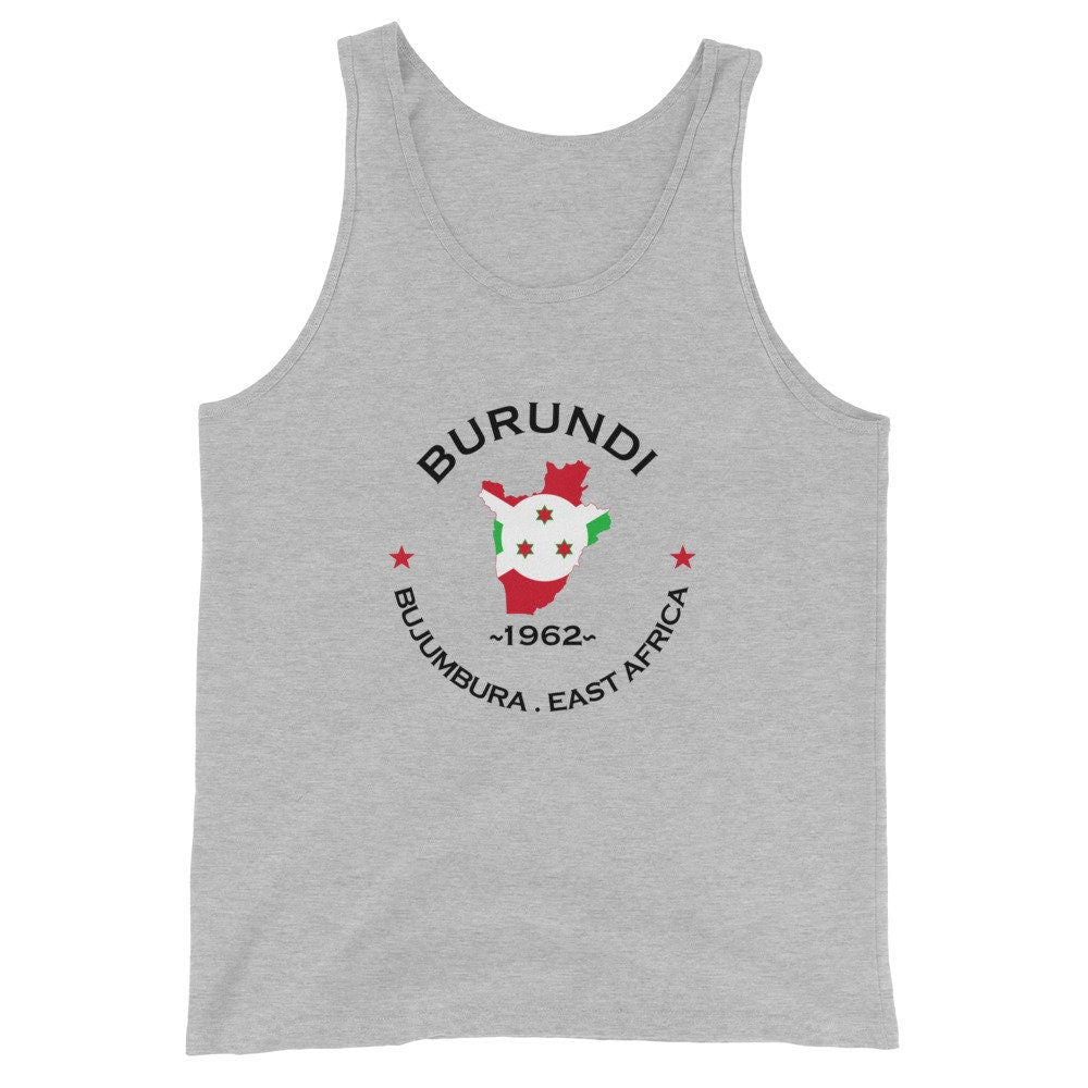 Burundi Unisex Tank Top