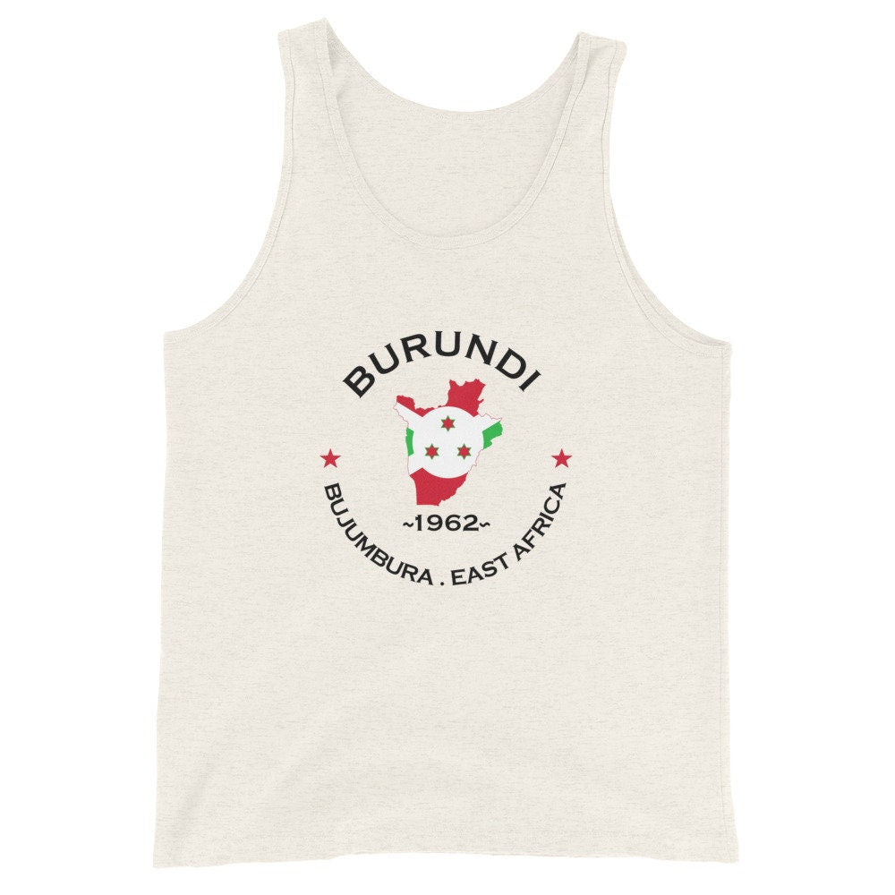 Burundi Unisex Tank Top