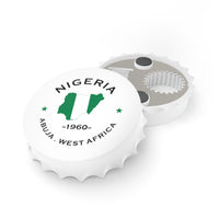 Nigeria Bottle Opener and Fridge Magnet